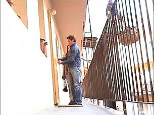 Wow, innocent brunette gets slammed in motel room!