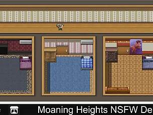 Moaning Heights NSFW Demo Gameplay With 3D Elements