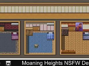 Moaning Heights NSFW Demo Gameplay With 3D Elements