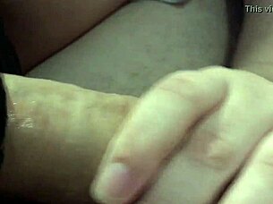 My wife gives me a skillful blowjob