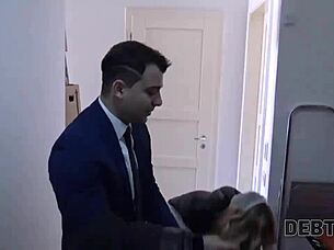 She cheats on her husband for money in front of him