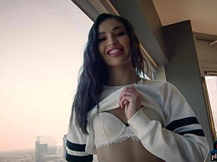 Petite latina emily willis strips naked intensely