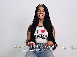 thick pornstar interview - holly day with masturbation, solo, and fingering