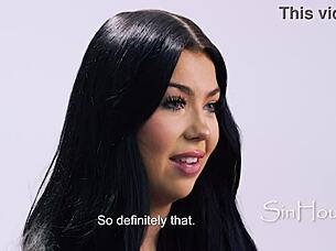 thick pornstar interview - holly day with masturbation, solo, and fingering