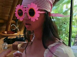 Horny Asian Teen Maid Begs for Anal