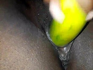 Ebony Wife Squirts Passionately