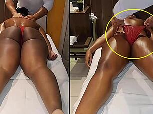 Therapist Removes Client's Panties During Tantric Massage Session