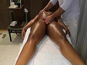 Therapist Removes Client's Panties During Tantric Massage Session