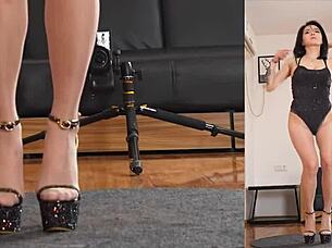 Why does this Asian pantyhose dancer tease so much?