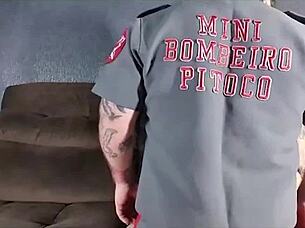 Queen goddess delivers taboo blowjob on small cock in intense scene