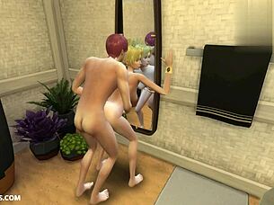 Temari catches Gaara masturbating in the shower 😏