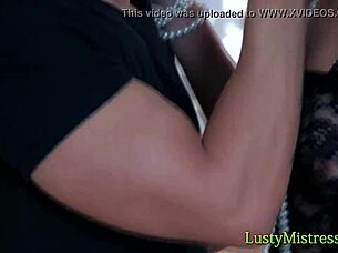 brunette gets touched in sex therapy session