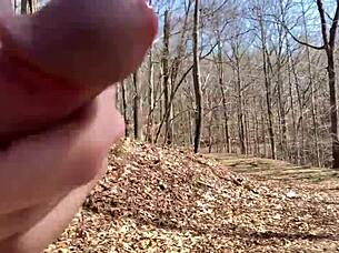 getting hot on the trail with wet dripping orgasm