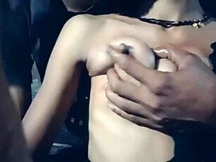 She says, 'Check out my sexy boobs and natural tits'