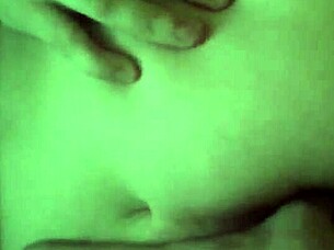 Intensely getting fucked doggystyle while bent over