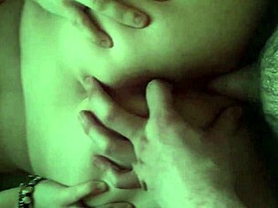 Intensely getting fucked doggystyle while bent over