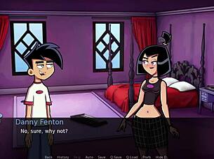 Danny Phantom And Amity Park Goth Girl Engage In Intense Milf Big Tits Hentai Blowjob And Pussy Sex Scene