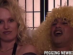 You are lucky to get pegged by mistress with dildo and anal