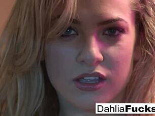 Look at this whore masturbating on the table!