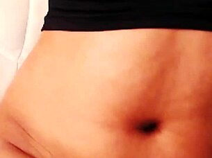 hobby with wet toys on webcam