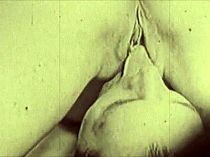 Back in the vintage days, pornostalgia with shaved pussies.