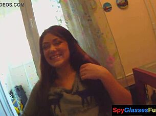 hey, watch this real european beauty get doggystyled on spycam? petite redhead fingered hidden