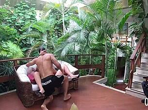 Tattooed Latinas Giving Oral In Brazilian Sex Scene