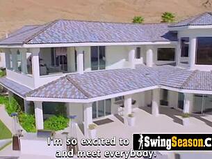 i give booty massage to hot blonde babe in orgy