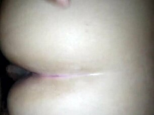 the black guy eagerly eats the pussy in this interracial amateur scene