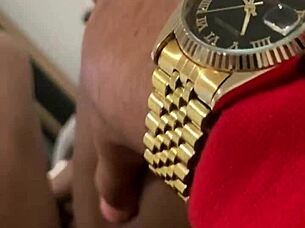 Big booty black chick lets me smash her ass