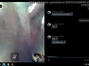 Rich girl on Skype loves my dick 😍