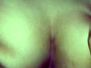 He cums in her big ass during anal, then she continues sitting on his cock for more creampie action.