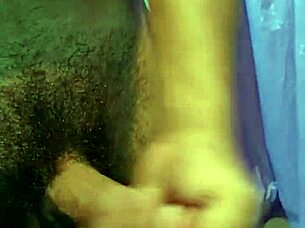 Masturbating in the bathroom with full house