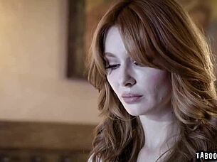 Girlfriend feels sorry for lonely dad. She agrees to comfort him with fingering, blowjob, and licking.