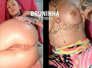 I Finger Her Tight Ass And Show Off Her Big Tit