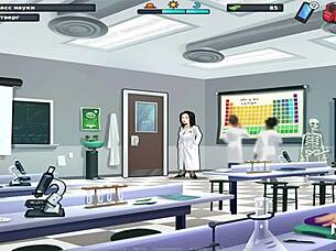 In summertime saga, babe performs deep throat 27