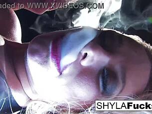 i love watchin shyla stylez smokin her fetish with big tits and ass