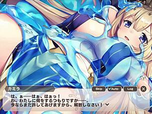 Feel The Intense Emotions In Monmusu Tdx With Priestess Kamira's Slime Torture.