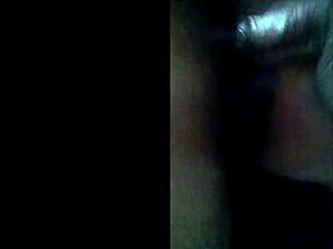 ebony amateur gets doggystyle creampie at home 😏