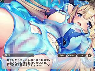 Feel The Intense Emotions In Monmusu Tdx With Priestess Kamira's Slime Torture.