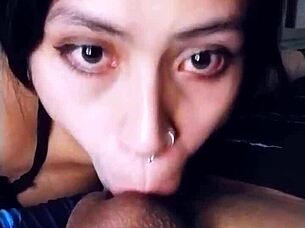 Satanbxbygirl Sucks Boyfriend During Webcam Show