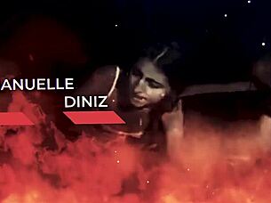 rogé comes in felina's ass and friends cum together