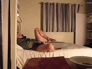 straight boyfriend caught sucking dildo