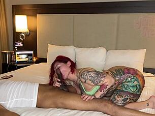 Santana Red gets CREAMPIE on LIVESTREAM from VEGAS