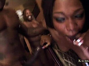 kumalott adventure with cute ebony friend