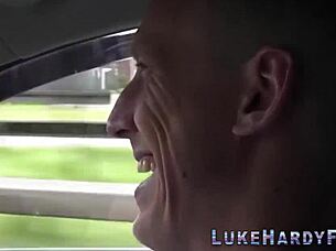 i suck luke hardys big british cock with my inked tits bouncing