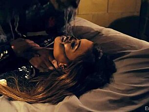 i get a sexy zombie surprise, riding her monster cock in deepthroat doggystyle