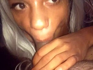 young teen gives amazing blowjob in homemade video