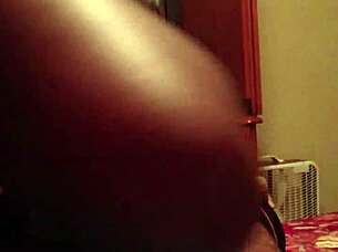 hoe sucks fat black dick in hotel room.