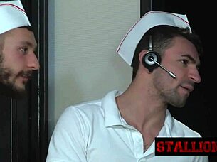 epic homosexual threesome at restaurant